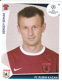 Sergei Semak Rubin Kazan samolepka UEFA Champions League 2009/10 #409